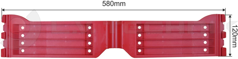 Versus folding plate 600mm