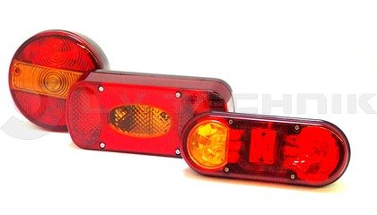 Rear lamps with bulb