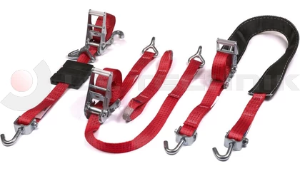 Vehicle transport lashing straps