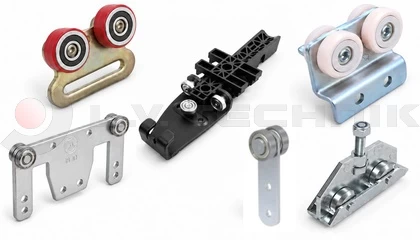 Brackets with rollers