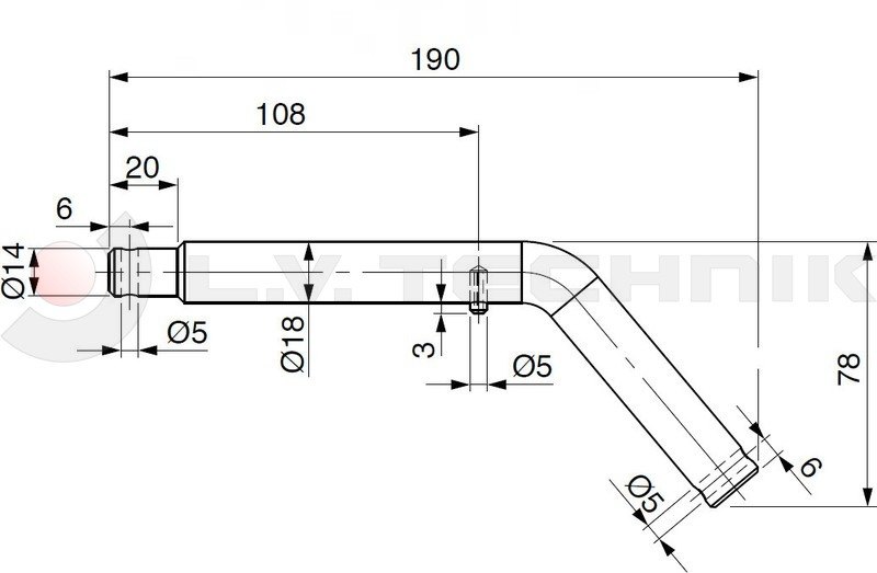 Billenő gömb készlet 73mm vízszintes 5t