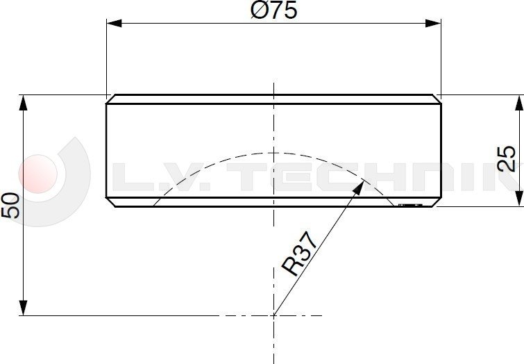 Billenő gömb készlet 73mm vízszintes 5t