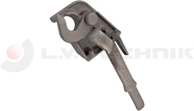 Tipper lock clamp Meiller Kipper right