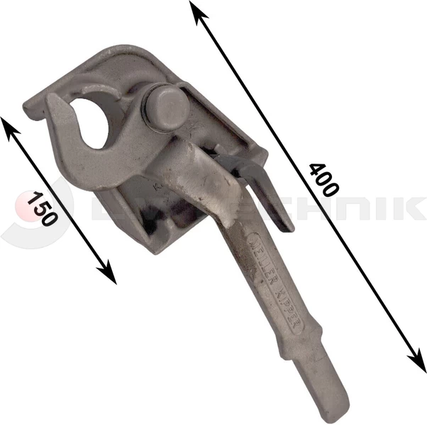 Tipper lock clamp Meiller Kipper right