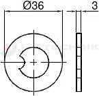 Tipping ball set 75mm vertical 5t