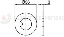 Tipping ball set 75mm vertical 5t