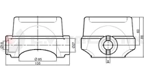 Billenő gömb készlet 85mm függőleges 15 t.