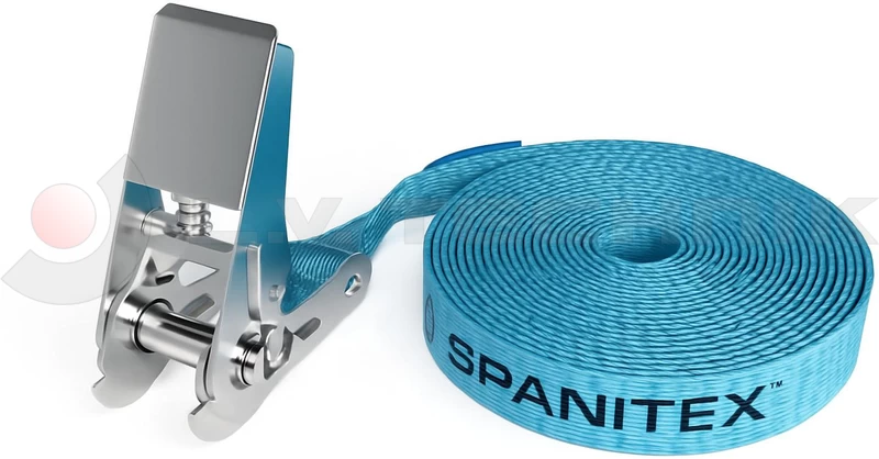 blue Lashing strap one part 500kg 5m - SPANITEX