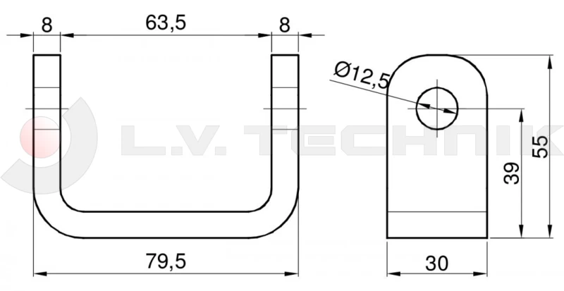 Stainless steel door hinge bracket