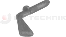 Fork locking pin for fork 15,5/20mm