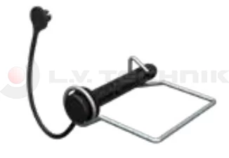 Lateral protection holder pin