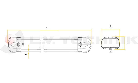 Carrying tube for VAN