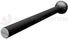 Mudguard support tube 42/690mm composite