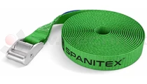 green Lashing strap one part 400kg with buckle 3m - SPANITEX