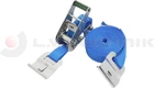 Armaton lashing 2-part | Width: 35mm | Shortpart: 0,55m with Armaton flat hook | Longpart: 5,45m with Armaton flat hook | LC: 1000daN | Color: Blue