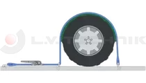 Jármű rögzítő spanifer 3t 2.8m  VDI2700 8.1