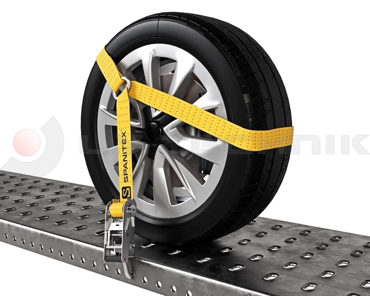 Car lashing strap 5t 1p 4.2m SJ2 - SPANITEX