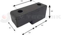 Rubber Buffer Schwarzmüller 249x85x100/70