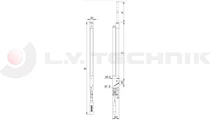 Rakonca hidr. emelő lift tető Adaico 500 mm