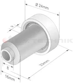 Görgő 24mm Kögel