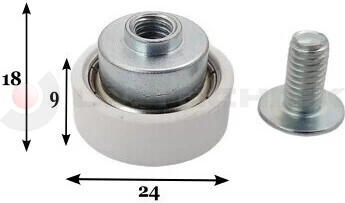 Görgő 24mm Kögel, Krone, Schmitz