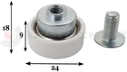 Görgő 24mm Kögel, Krone, Schmitz