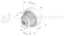 Roller 24mm Kögel, Krone, Schmitz