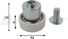 Roller 24mm Kögel, Krone, Schmitz