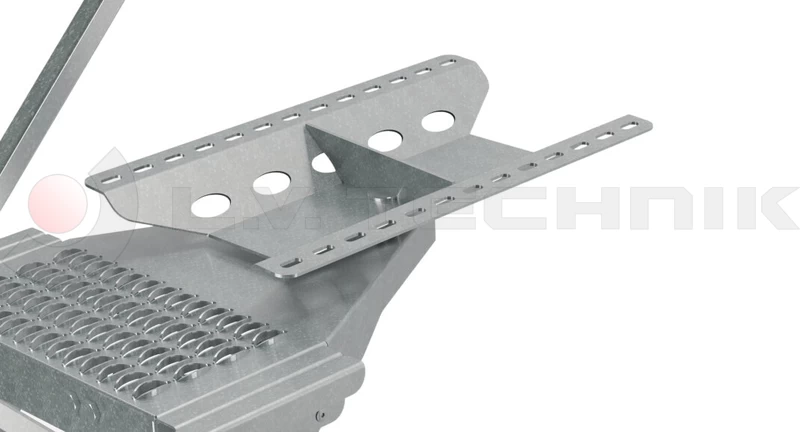 Bracket for rotating ladder