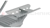 Bracket for rotating ladder