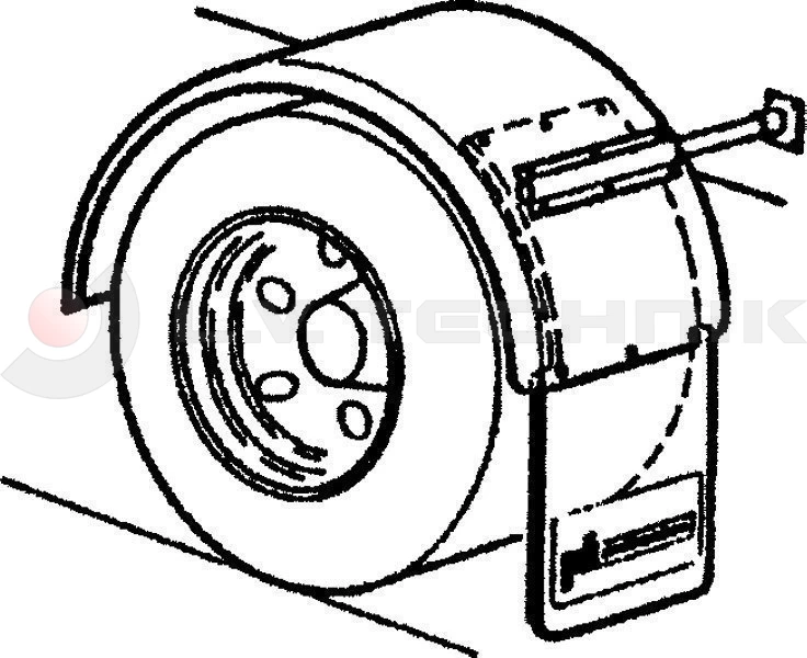 Mudflap stop spray 700x1030mm
