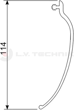 Rubber profile