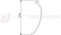 Rubber profile