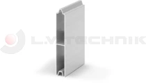 Alu profile 150x25 3300mm reinforced