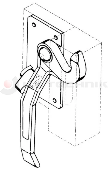 Tipper lock H-115 S left