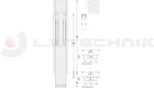 Kinnegrip K20 Centre pillar 800mm