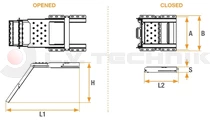 Pullout ladder with platform