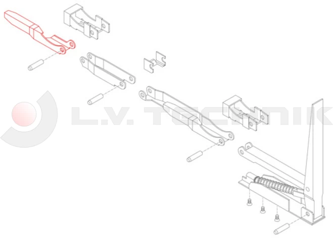 K20 Kinnegrip side board bolt left