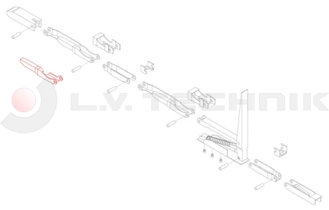K20 Kinnegrip side board bolt left