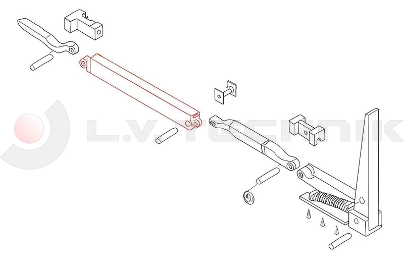 Kinnegrip K20 rakoncához összekötő 300 mm