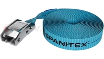 blue Lashing strap one part 400kg with buckle 3m - SPANITEX