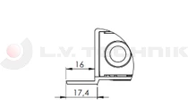 Klever C Open Top with rabbet left