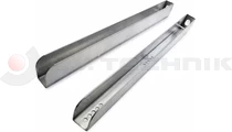 Pocket for tarpaulin profile to screw