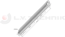 Pocket for tarpaulin profile to screw