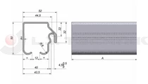 Galvanized Steel Bar Profile