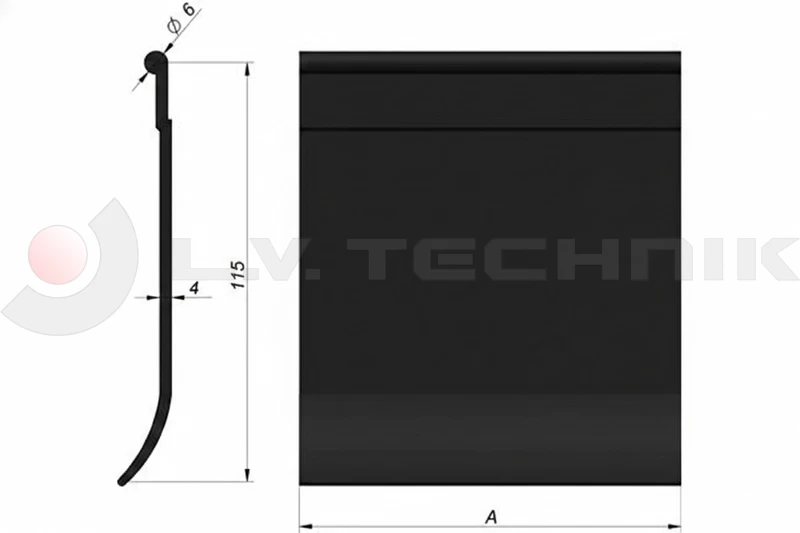 Profile Roll Exterior PVC