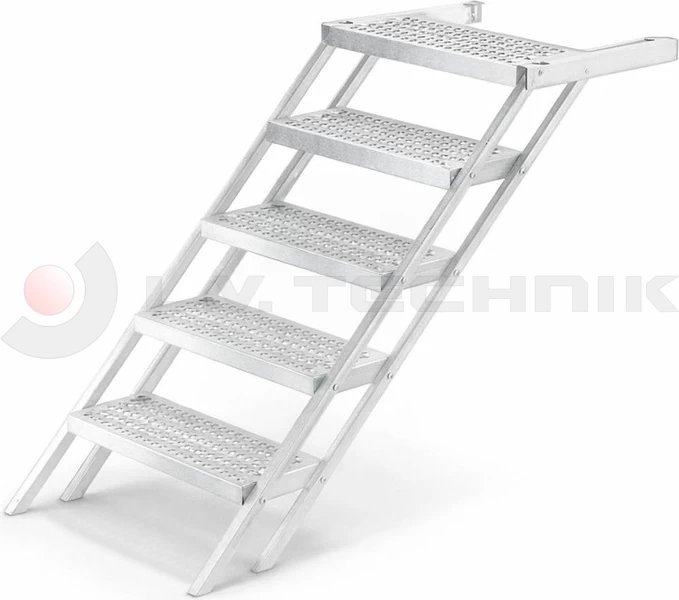 Lépcső 5 fokú széles kihúzható (csak a lépcső)