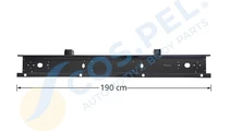 Rear bumper 1900mm Iveco