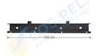 Rear bumper 1900mm Iveco
