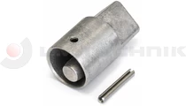 Tensioner plug 27 mm squared